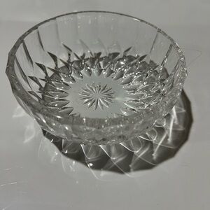 Signed Val St. Lambert Crystal Bowl